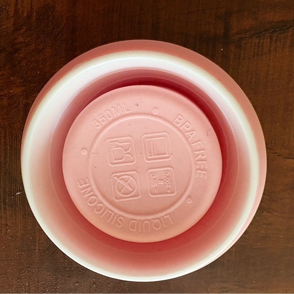 350ML Food-Grade Silicone Folding Cup, With Lid, Reusable Portable Coffee Cup, - Picture 2 of 5